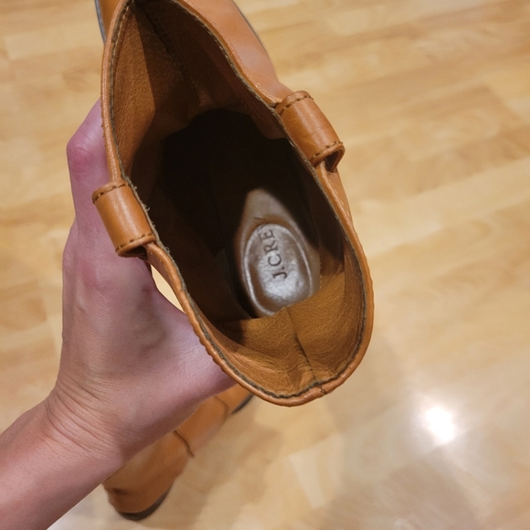 J. Crew Women's Leather Ankle Boots Size 7.5 - Picture 7 of 11